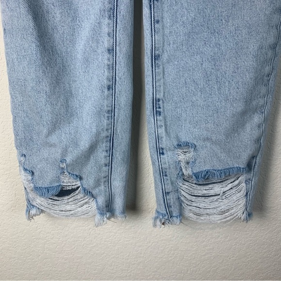 Good American womens blue Good Classic high rise distressed jeans 8/29 - Picture 8 of 8